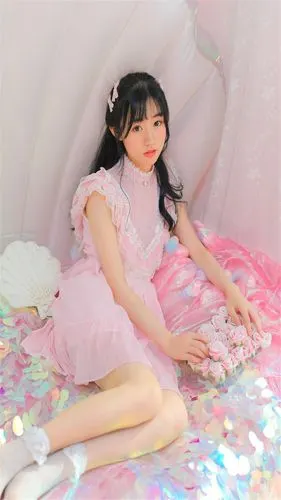 唯美少女娇羞优雅高清手机壁纸