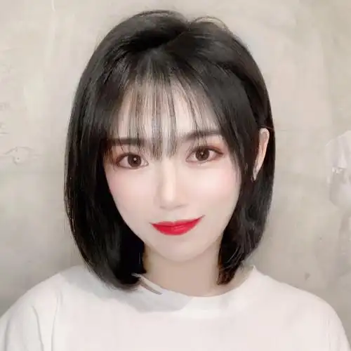 假发女短发网红圆脸学生锁骨bobo波波头时尚短卷发逼真自然全头套