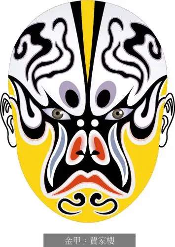 【经典】脸谱 矢量素材【完整】