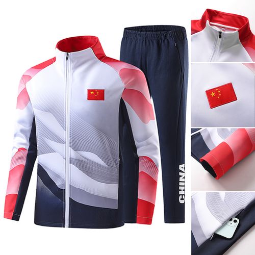 中国队运动服国家队队服体育生训练服套装运动员运动会团体服定制