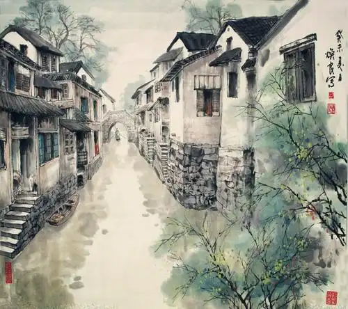 烟雨江南诵读远方