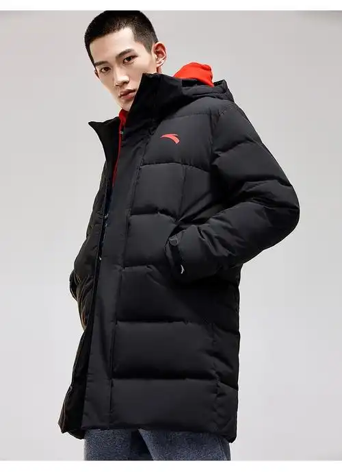 安踏男装羽绒服2020春季新款加厚保暖外套上衣夹克
