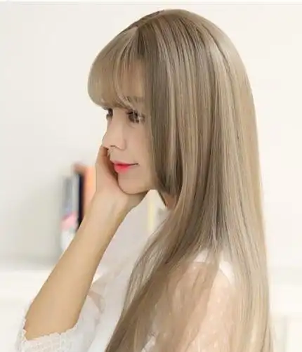 亚麻色头发图片亚麻色系染发显白更时尚感爆棚