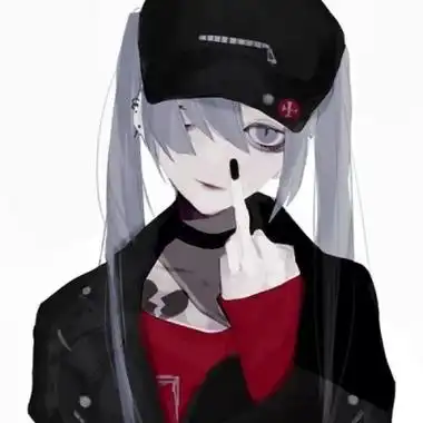 女生酷拽霸气动漫头像