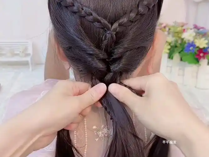 暑假出游清凉公主编发,大人小孩都能编,简单易学