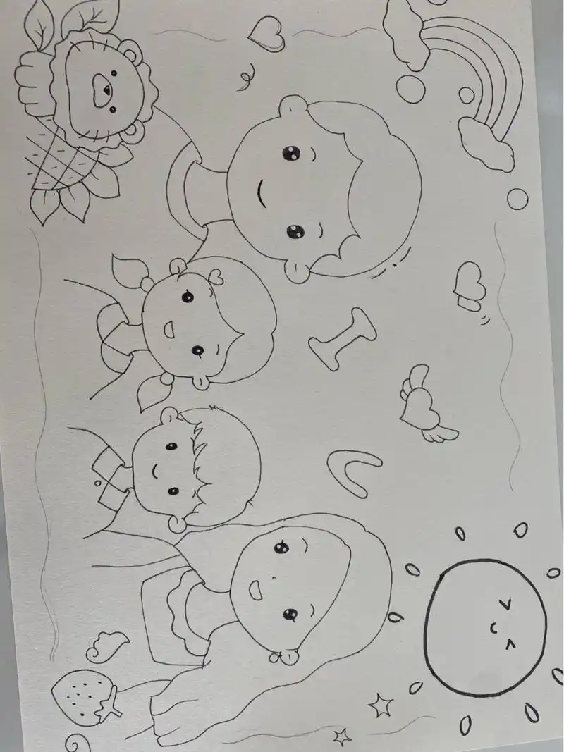 简笔画 一家四口 简笔画一家四口98699969976996 94