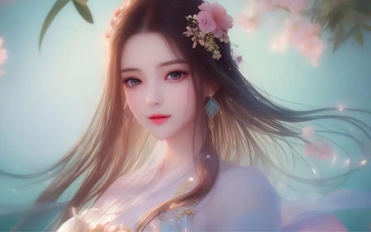 ai绘画:古风美女壁纸