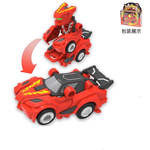 跳跃战士烈火骑士夜煞虎跳跃小子变形车玩具套装 单只装烈火骑士