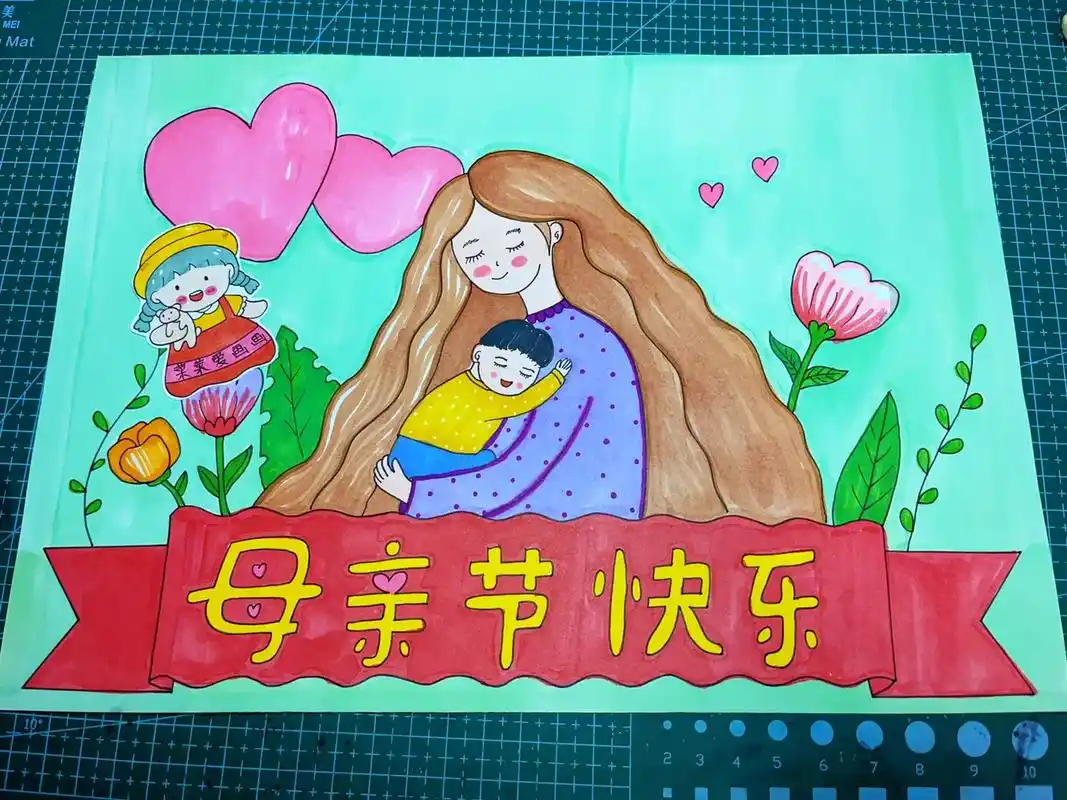 【主题画】母亲节主题画来啦～ 母亲节画幅画送给妈妈吧.