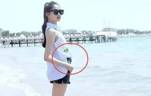 关晓彤十个月怀孕照片 大肚子要生了是真的吗