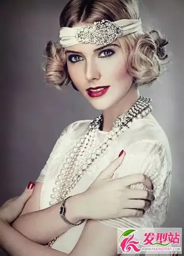 欧式宫廷新娘发型设计 优雅新娘发型图片