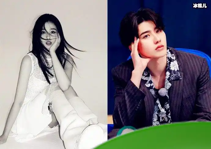 蔡徐坤与虞书欣照片