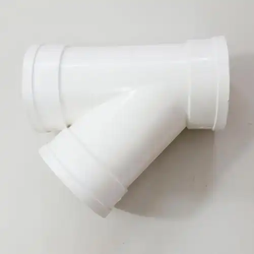 正品110pvc排水管件配件pvc水管管材塑料水管硬管斜三通接头