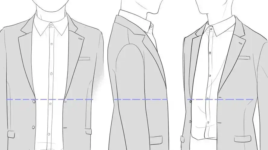 衣领怎么画教你西装衬衫衣领的画法教程