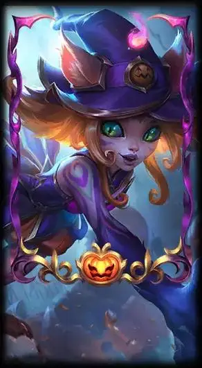 2022万圣节魅惑女巫皮肤载入边框