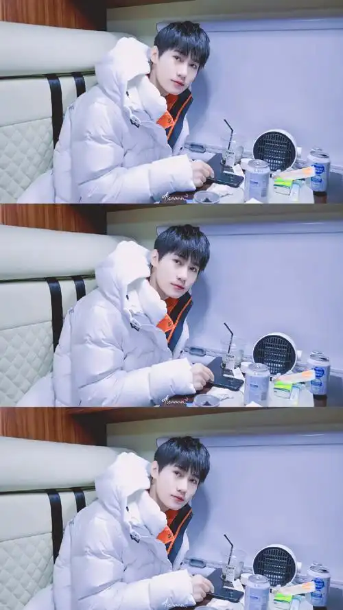 女友视角的明星有多绝#那些可以以假乱真的张真源女友视角图~谁看了