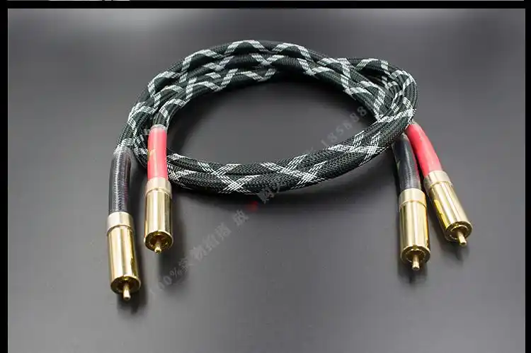 厂家直销美国麦景图mcintosh 4芯信号线 rca双莲花音频线一件代发