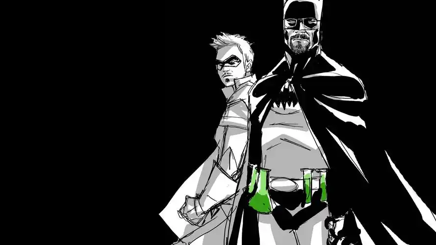 white,batman,breaking bad,heisenberg,selective coloring,壁纸