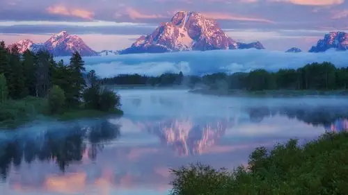 最美不过山水间,风景-回车桌面