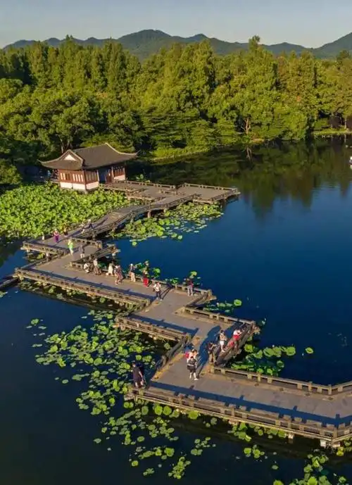 天空之眼瞰杭州西湖(西湖都有哪些美景图片) - 冷求网