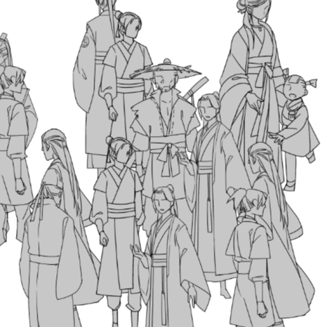 古代路人01 - 优动漫-动漫创作支援平台 | 优动漫paint绘画软件