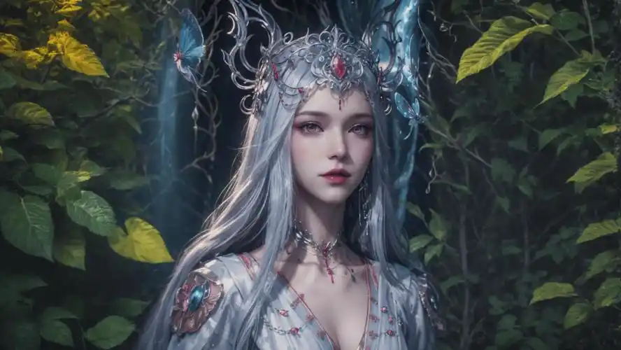 国漫女神三屏壁纸波塞西的海边等待