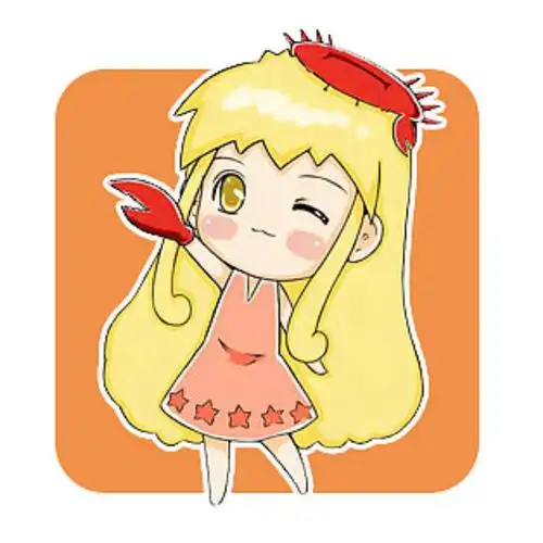 兔纸鱼的星座女生头像——巨蟹