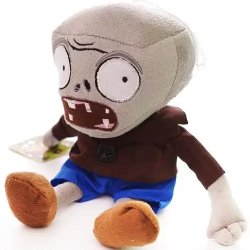 2020热卖植物大战僵尸公仔毛绒玩具3布娃娃玩偶挂件儿童生日物 坚
