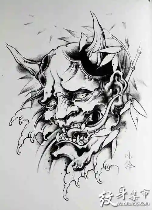 般若纹身般若纹身手稿般若纹身手稿图案