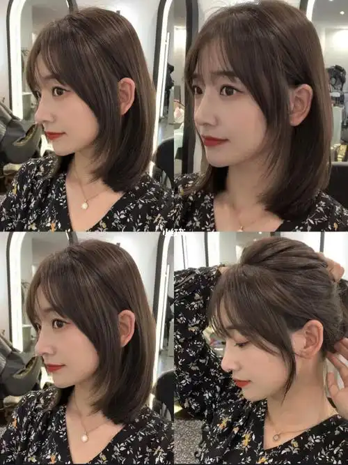 显脸小的减龄锁骨发减龄发型必剪发型