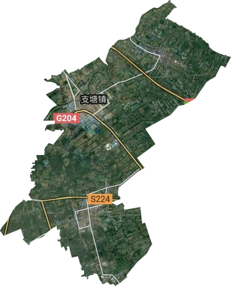 支塘镇高清卫星地图