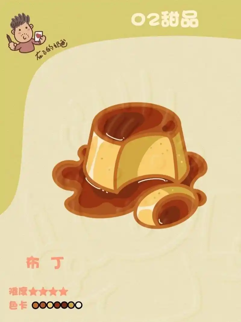 布丁 简笔画 #手帐# #简笔画教程# #美食简笔画# #画个简笔画# #我的