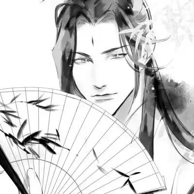 侠客头像男生古风黑白图片