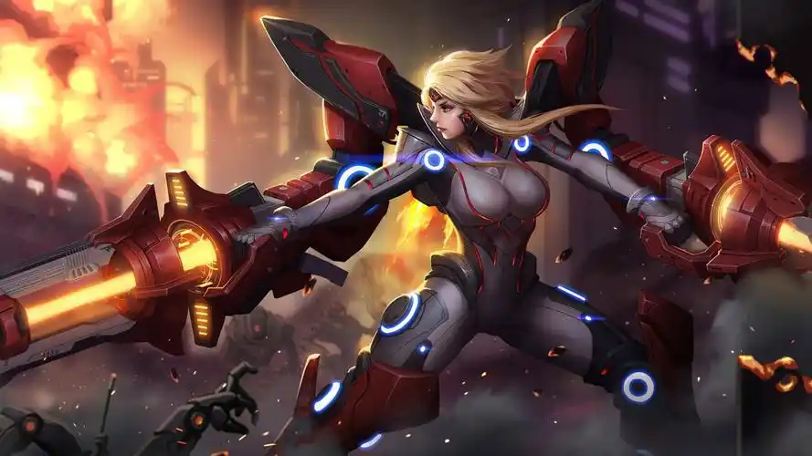 赏金猎人武装战姬同人厄运小姐好运姐英雄联盟图片