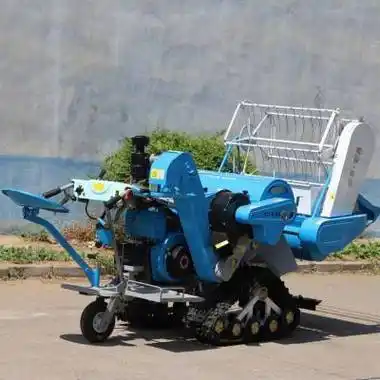 小型稻子收割机多功能水稻联合收割机水稻小麦收割脱粒一体机