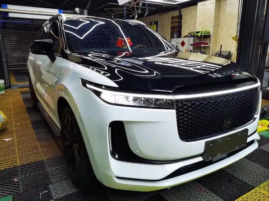 百车骏#理想one改色水晶白钢琴黑双拼