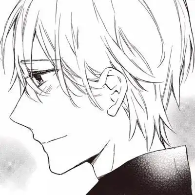 男情头简笔画动漫男生头像冷酷黑白简笔画简单200200简笔画 手绘 素描