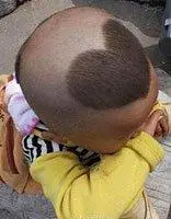 宝宝桃心发型教程 婴儿桃心发型图片