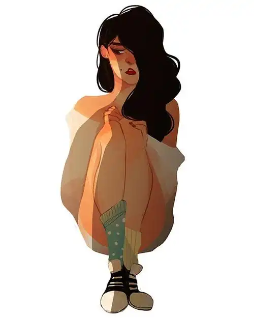 crystalkung人物插画视觉中国设计师社区