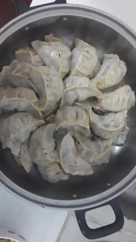 第一次自己包的饺子