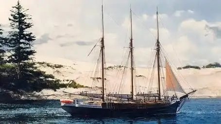 美国海洋画家david thimgan帆船系列作品