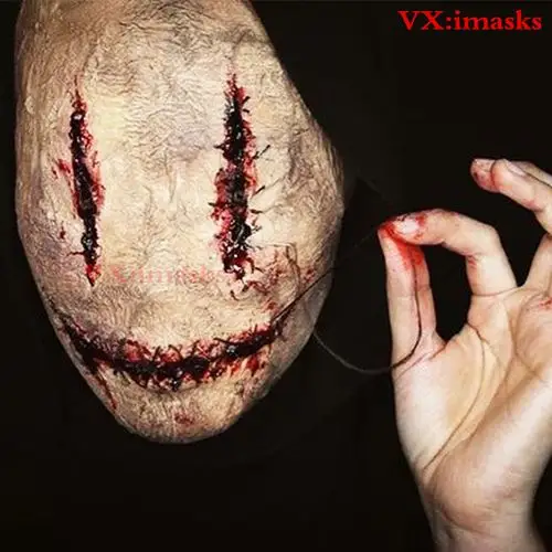 马尾女鬼面具密室逃脱道具剧本杀鬼屋游戏恐怖游吸血鬼吓npc服装