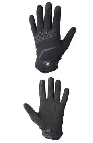 迪卡侬自行车防护手套男秋冬季山地车摩托车全指骑行手套mbtwin_不