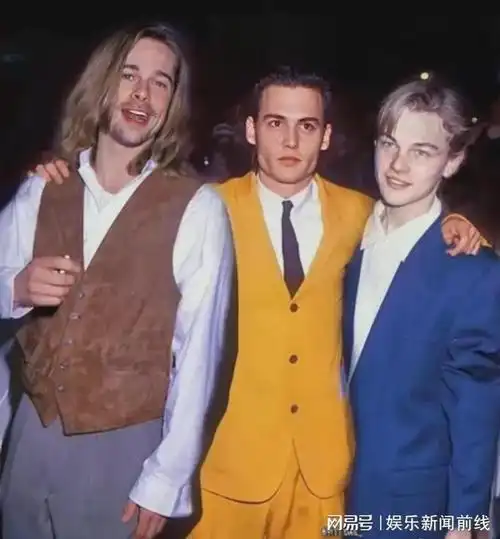 德普小李子布拉德皮特合照