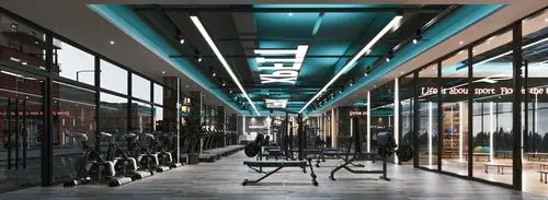 现代健身房 - 效果图交流区-建e室内设计网