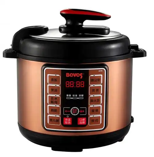 奔腾电压力锅beves奔腾压力锅电压力锅电饭煲煮饭金古铜6升标配