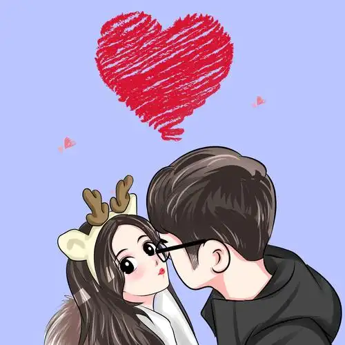 q版手绘头像卡通人物形象动漫设计情侣漫画真人照片画头像定制作 - 裕