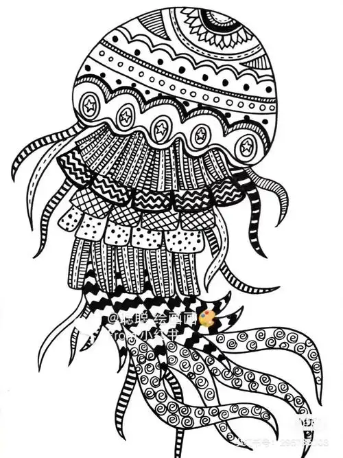 线条画图片大全简单(50种创意线描) - 赤虎壹号