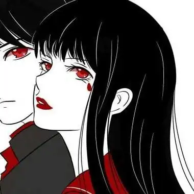 男女漫画头像暗黑系