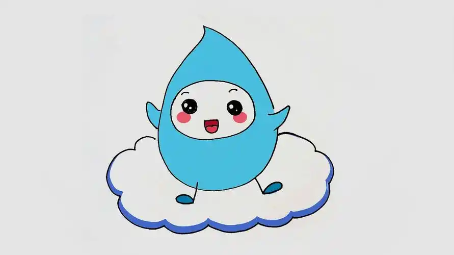 世界水日标志简笔画